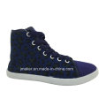 Animal Printing High Top Zapato de lona para dama (H260-L)